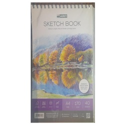 JAGRUTI A4 170GSM Spiral SKETCH BOOK - 40sheets